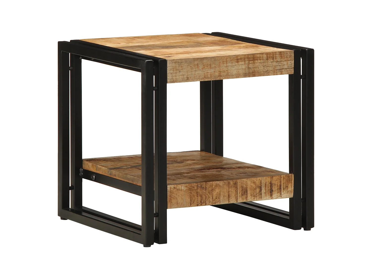 Table basse 40x50x38 cm en bois de manguier massif