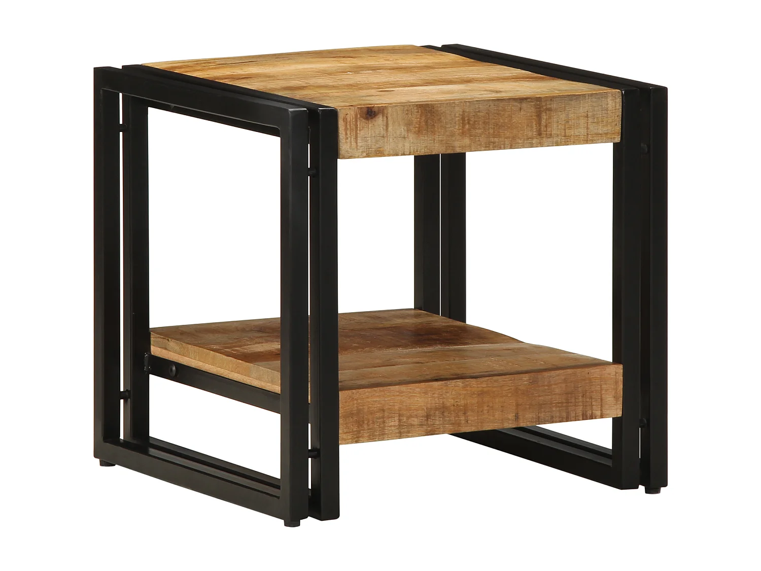 Table basse 40x50x38 cm en bois de manguier massif