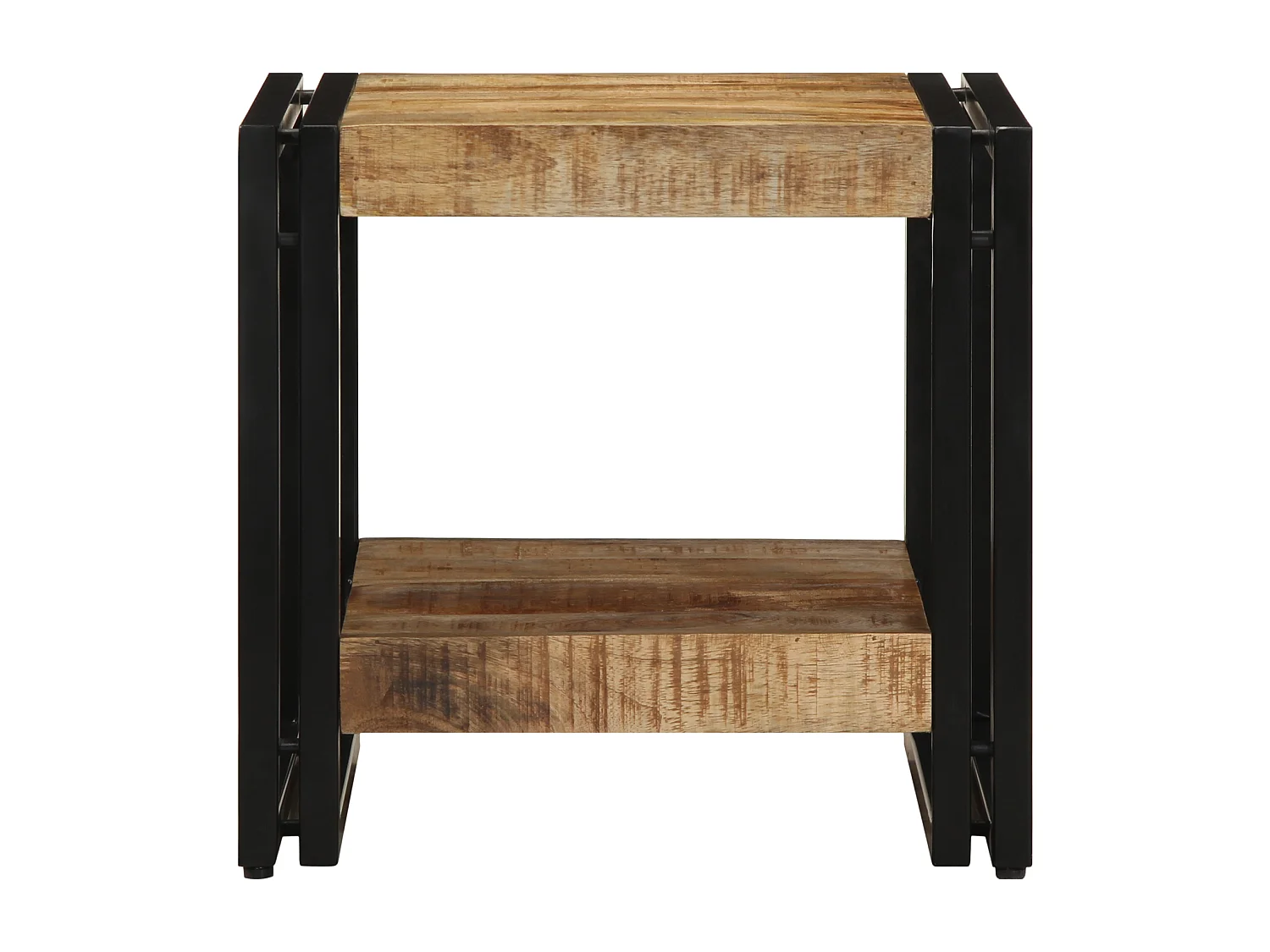 Table basse 40x50x38 cm en bois de manguier massif