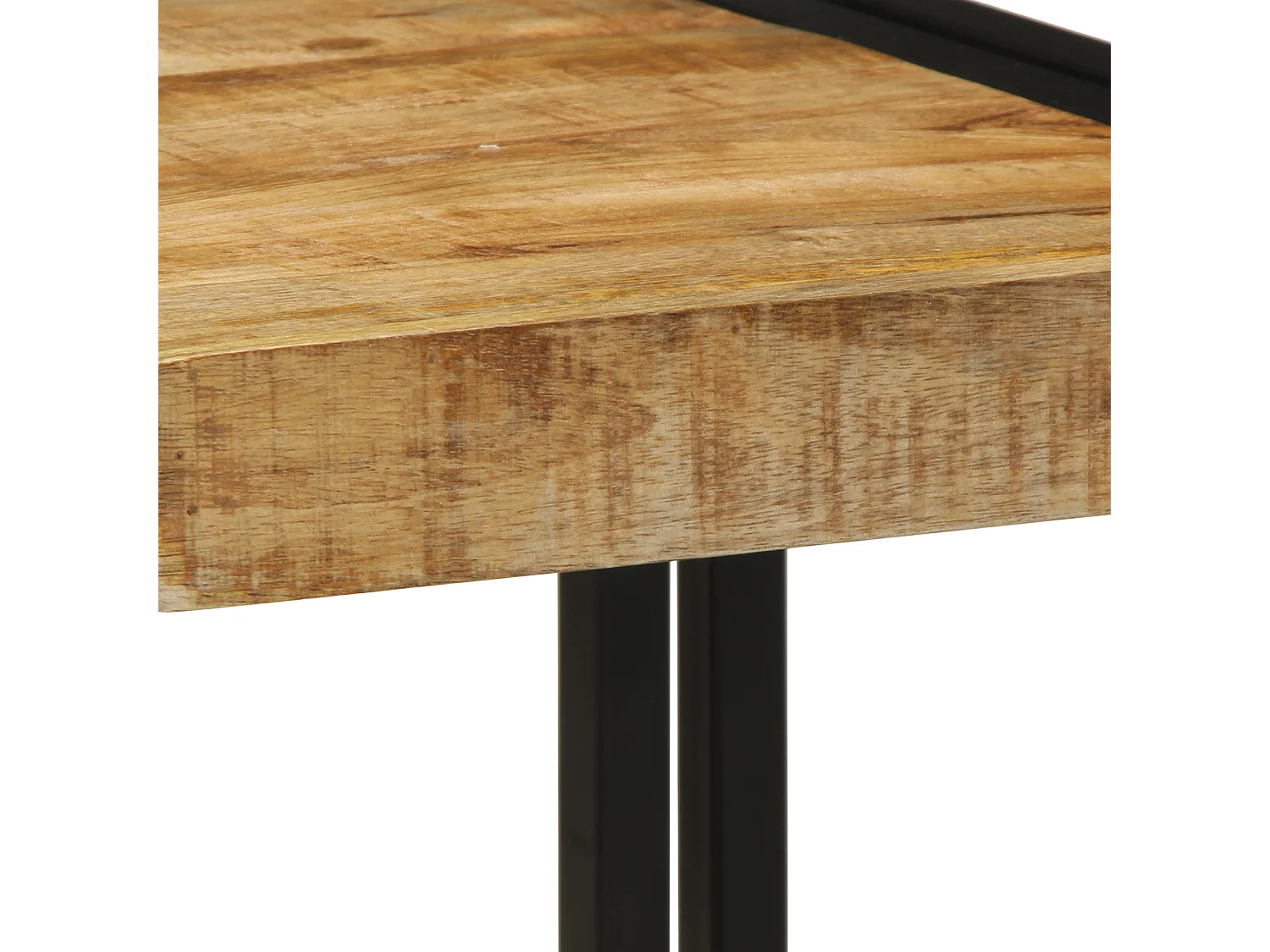 Table basse 40x50x38 cm en bois de manguier massif
