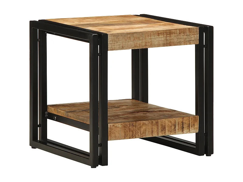 Salontafel 40x50x38 cm in massief mangohout