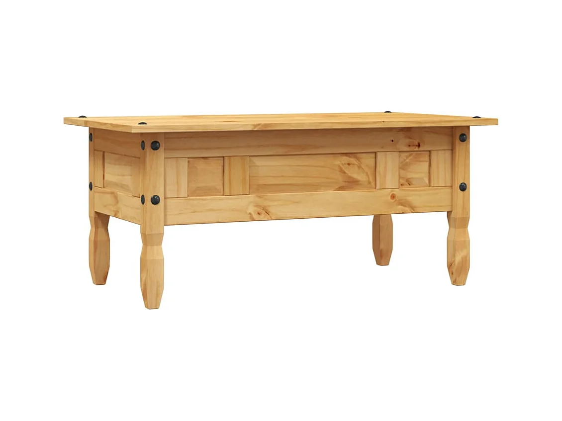 Tavolino da caffè in pino messicano Corona Range 100 x 55 x 44 cm