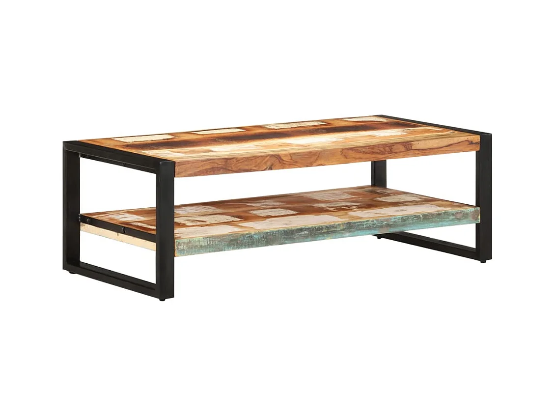 Table basse 120x60x40 cm Bois de récupération solide