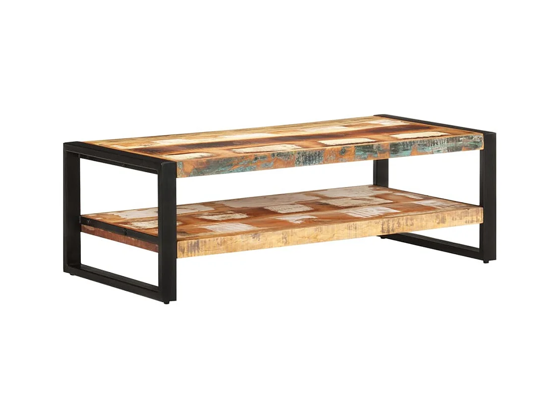 Table basse 120x60x40 cm Bois de récupération solide