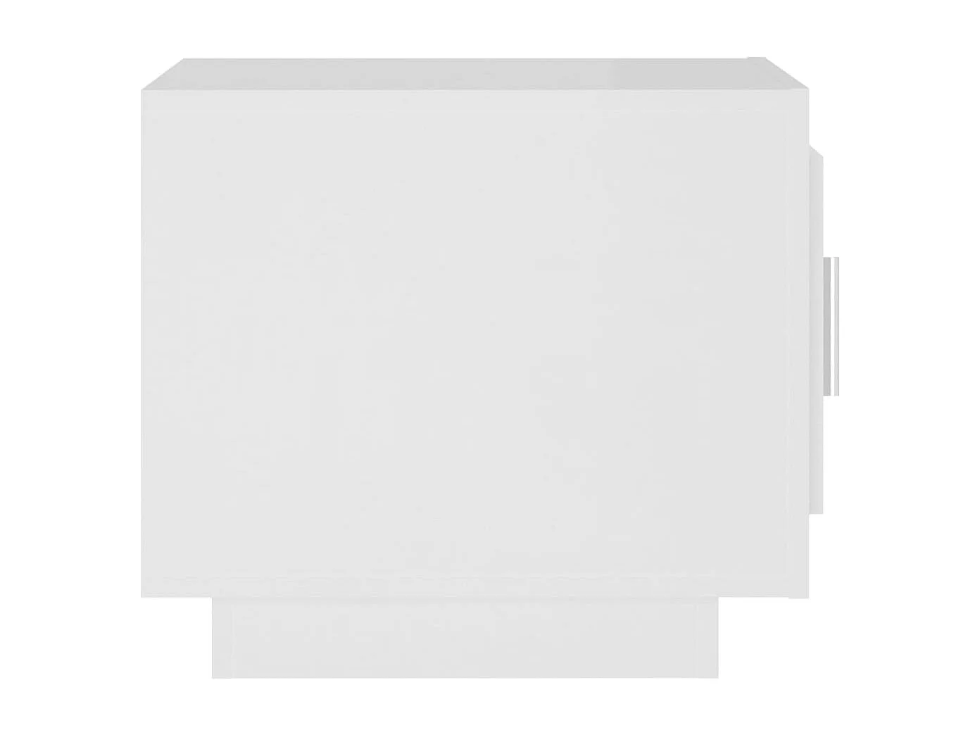 Table basse Blanc 51x50x45 cm Bois d'ingénierie