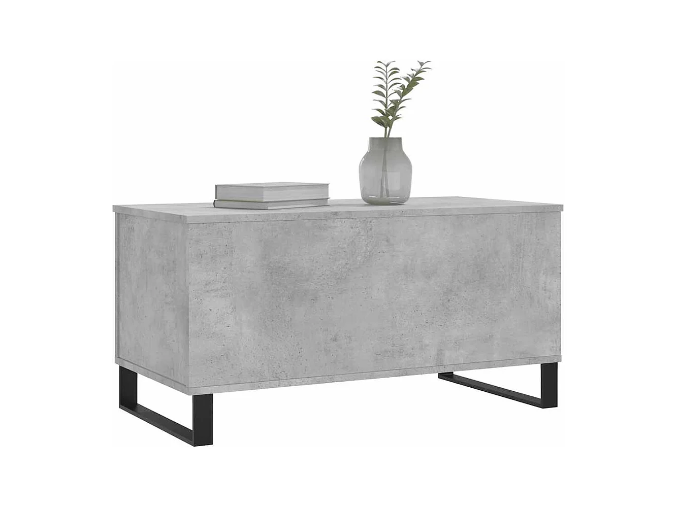 Table basse Gris béton 90x44,5x45 cm Bois d'ingénierie