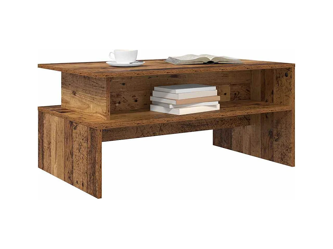 Table basse Vieux bois 90 x 55 x 42.5 cm Bois d'ingénierie