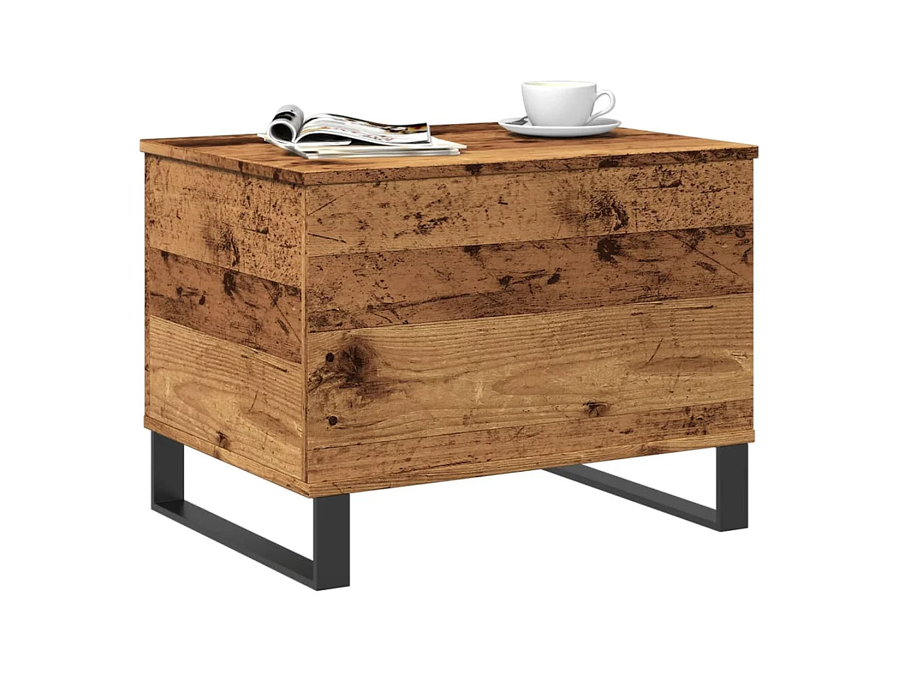 Couchtisch Altholz 60x44,5x45 cm Holzwerkstoff