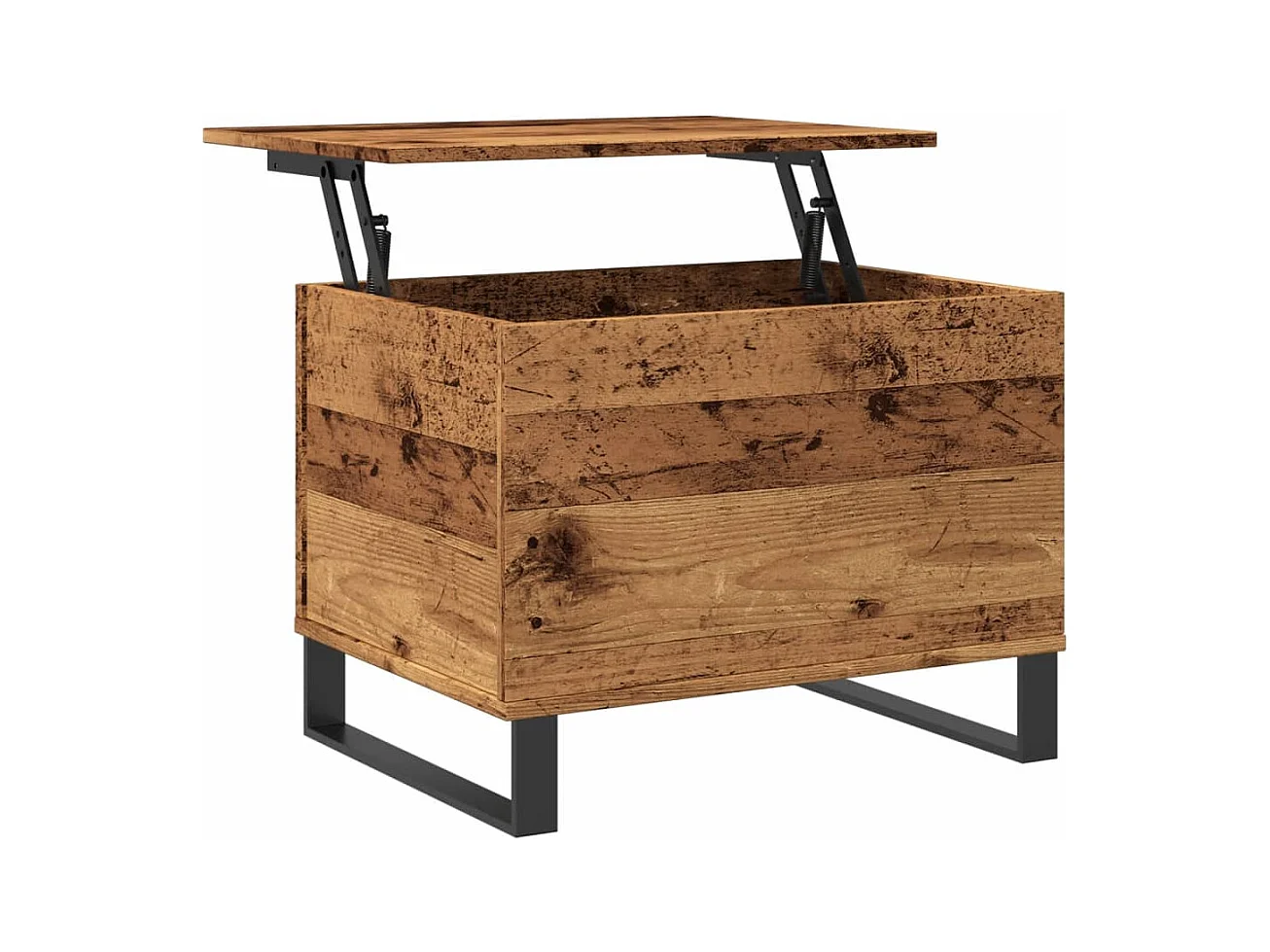 Couchtisch Altholz 60x44,5x45 cm Holzwerkstoff