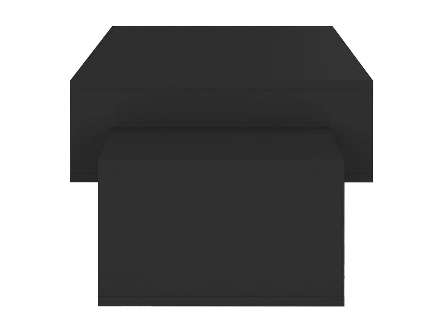 Table basse Noir 105x55x32 cm Bois d’ingénierie