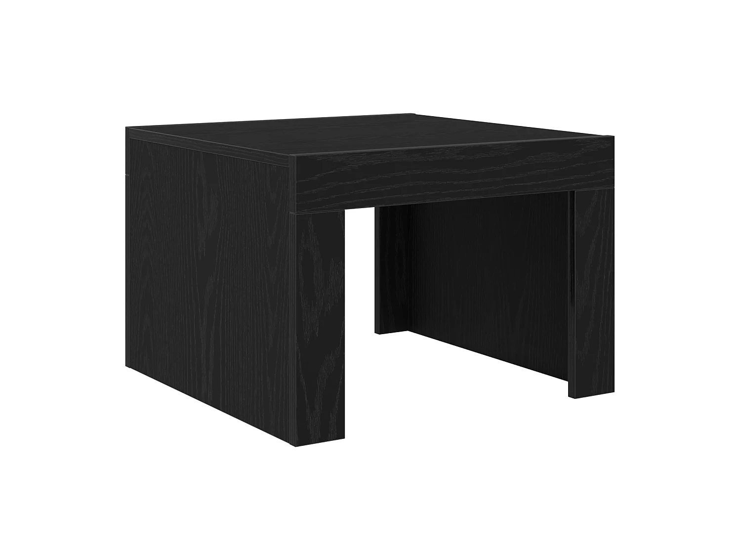 Table basse Chêne noir 50 x 50 x 35 cm Bois d'ingénierie