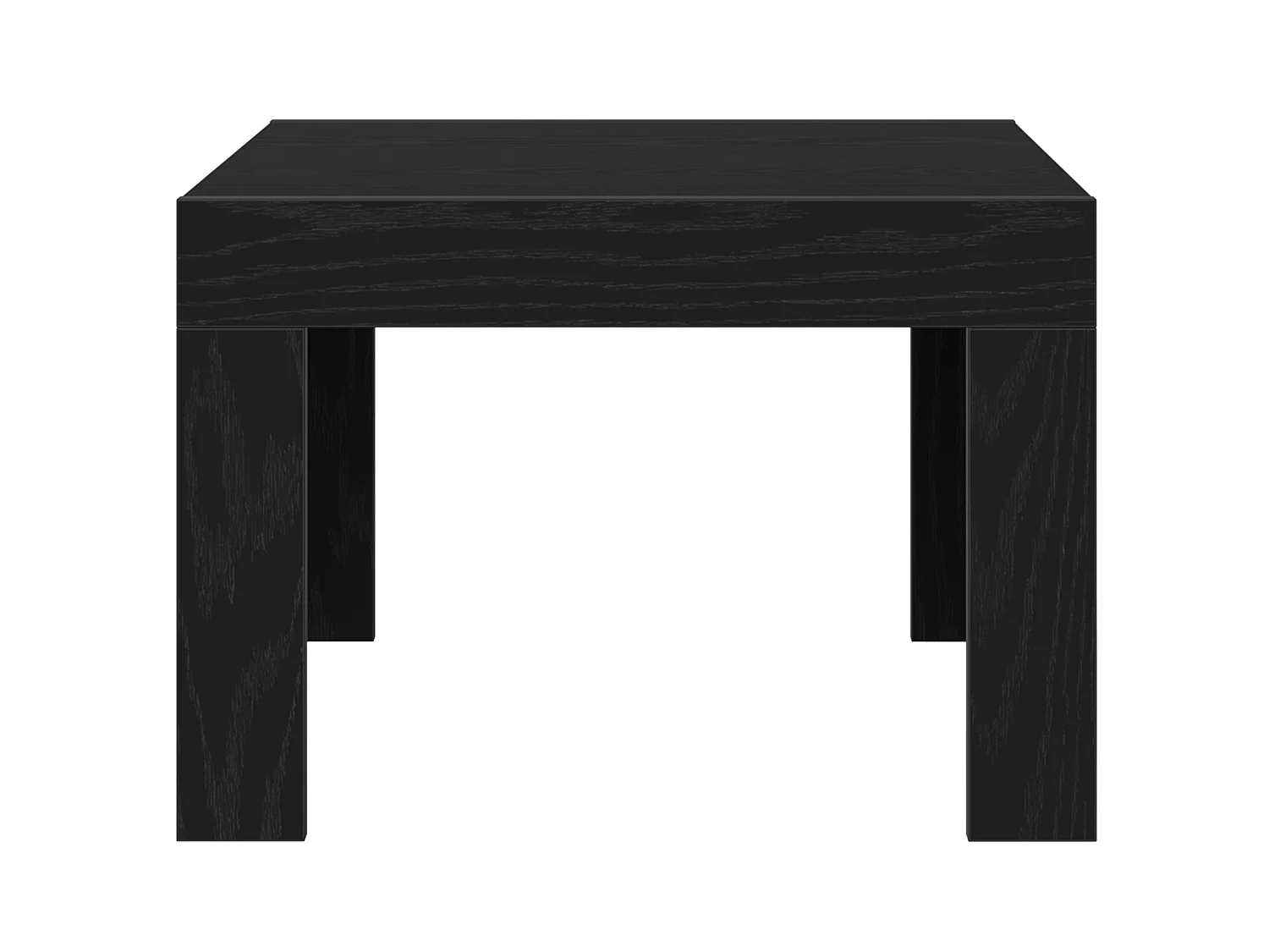 Table basse Chêne noir 50 x 50 x 35 cm Bois d'ingénierie