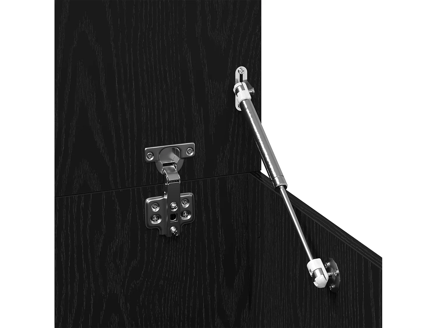 Table basse en chêne noir 150x50x35 cm en bois composite