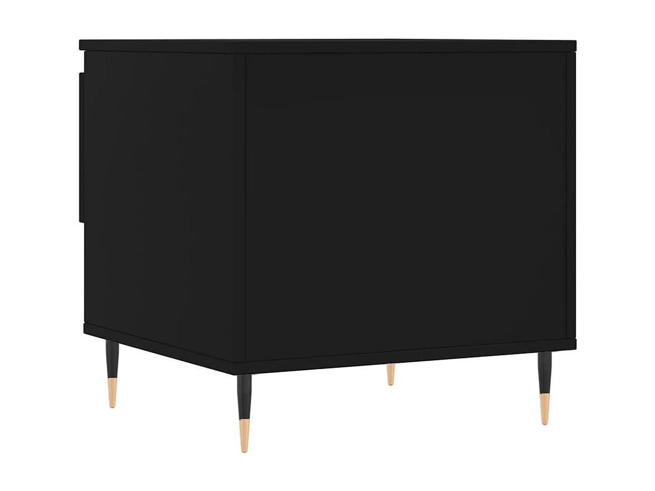 Table basse noir 50x46x50 cm bois d’ingénierie