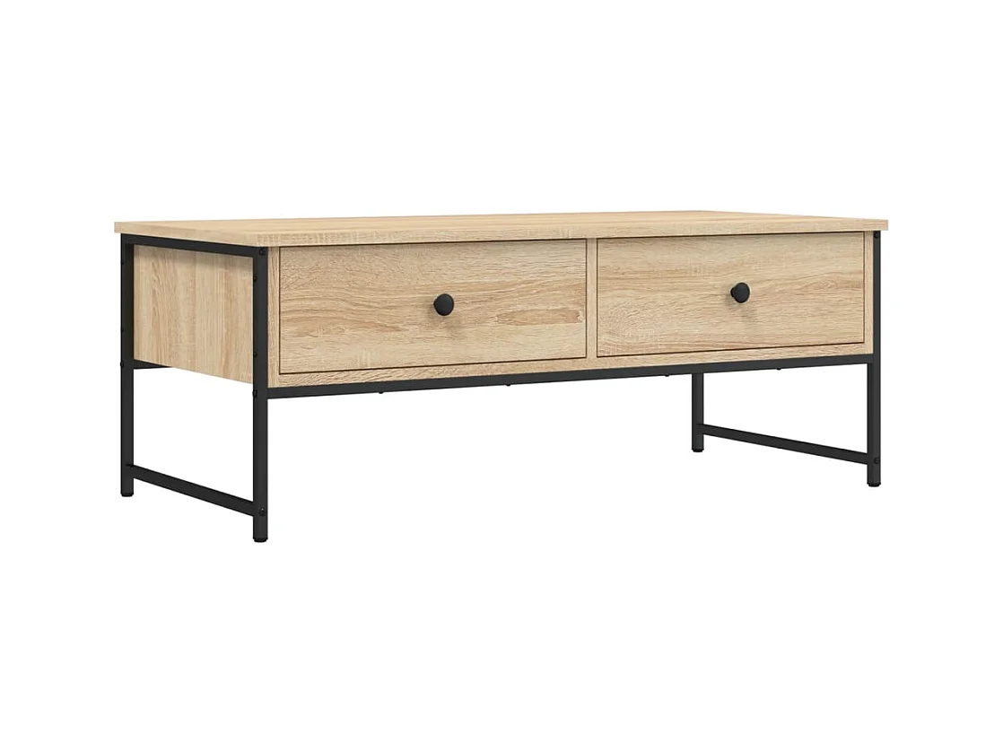 Sonoma eiken salontafel 101x49x39,5 cm bewerkt hout
