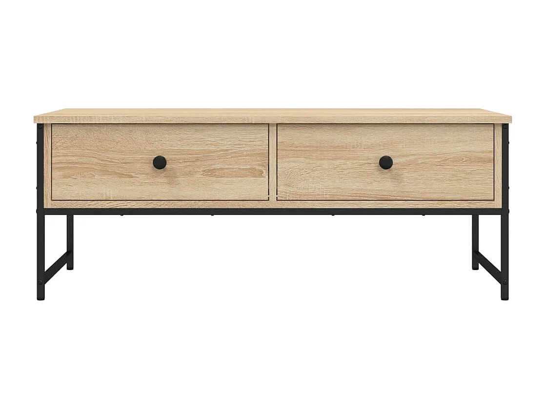 Mesa de centro de roble Sonoma 101x49x39,5 cm madera de ingeniería