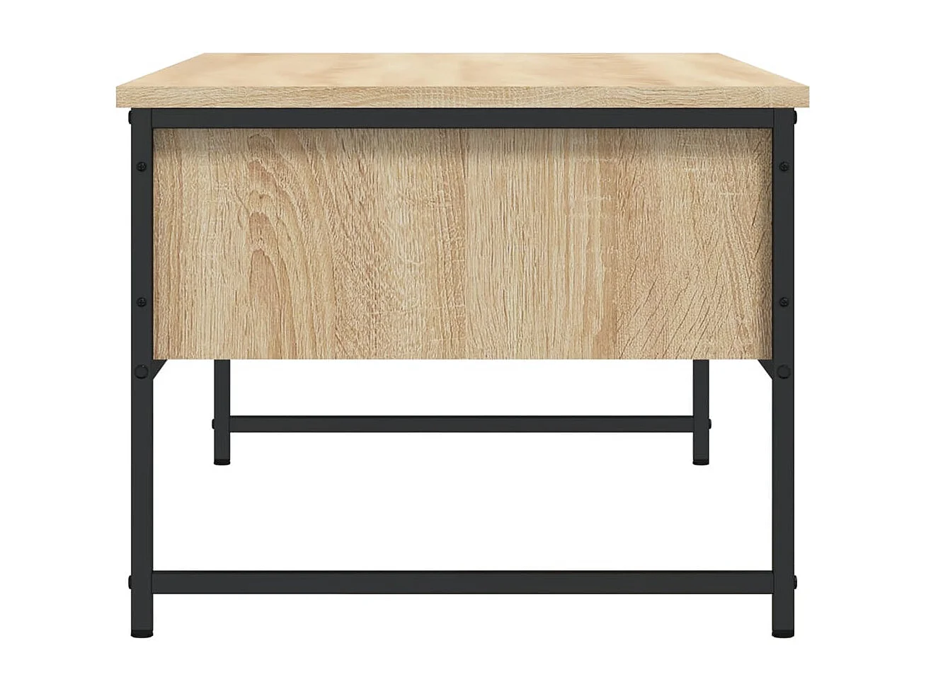 Mesa de centro de roble Sonoma 101x49x39,5 cm madera de ingeniería