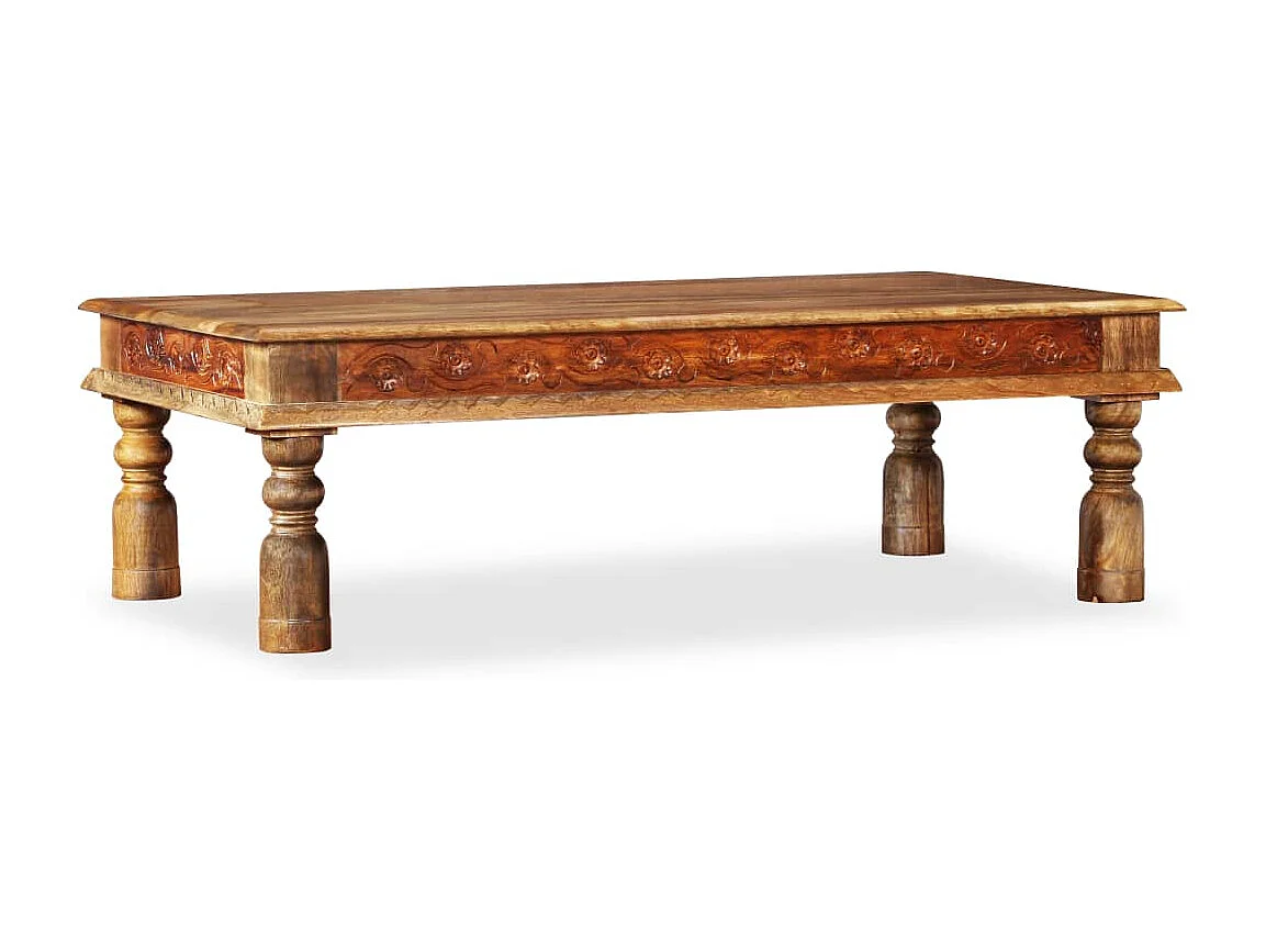 Table basse Bois et de manguier 110x60x38 cm