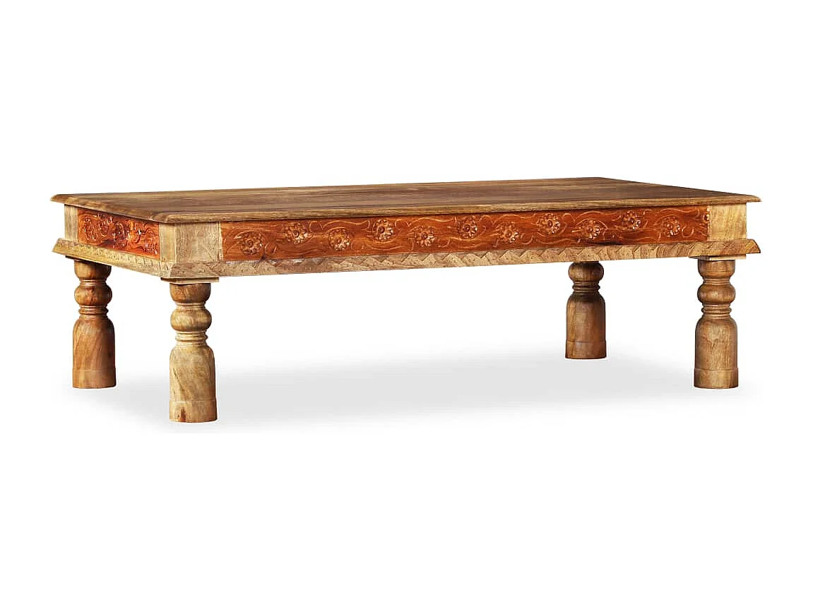 Table basse Bois et de manguier 110x60x38 cm