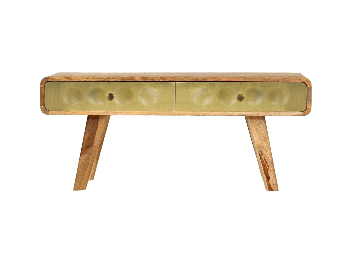 Table basse Bois de manguier massif 90x50x40 cm