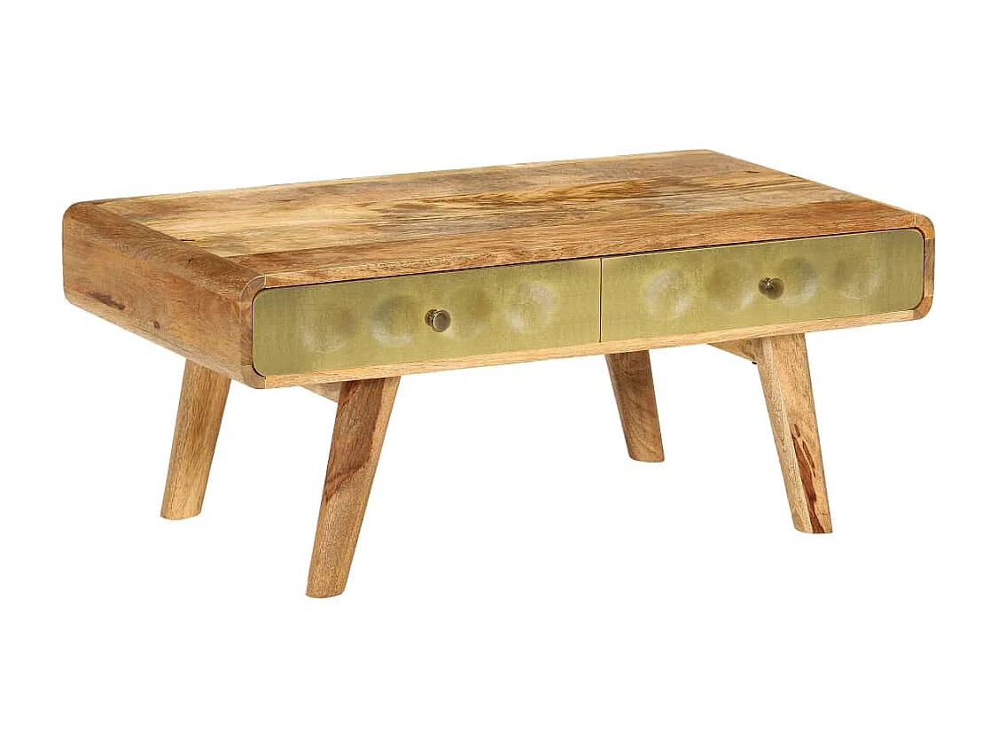 Table basse Bois de manguier massif 90x50x40 cm