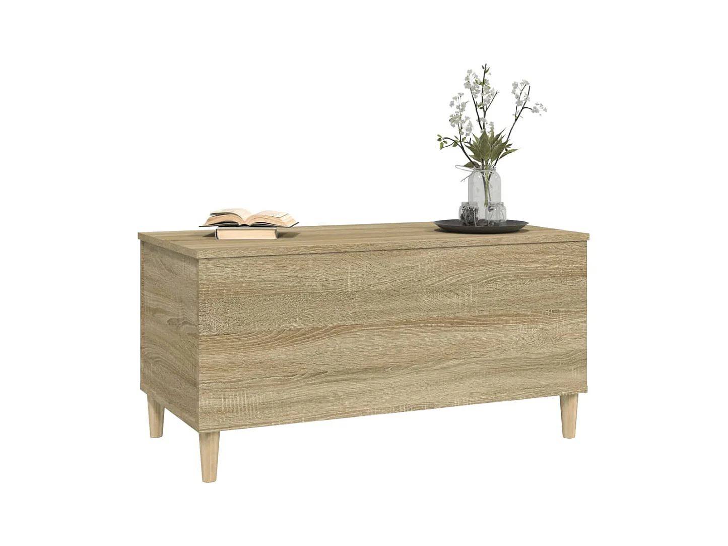 Table basse Chêne sonoma 90x44,5x45 cm Bois d'ingénierie