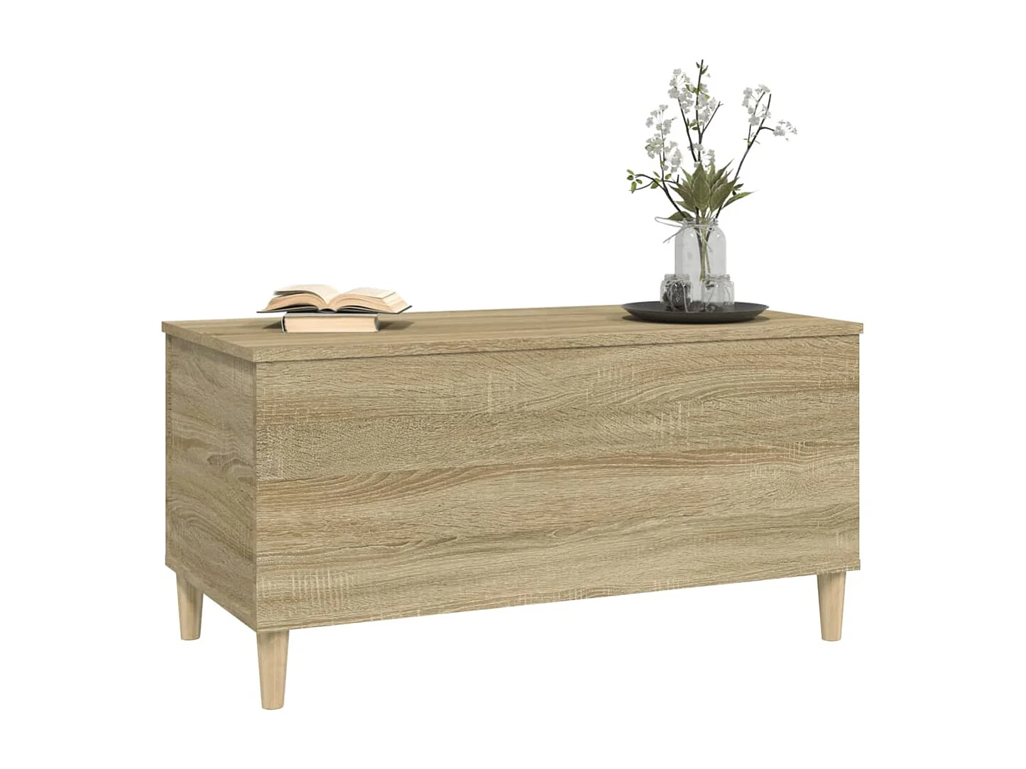 Table basse Chêne sonoma 90x44,5x45 cm Bois d'ingénierie