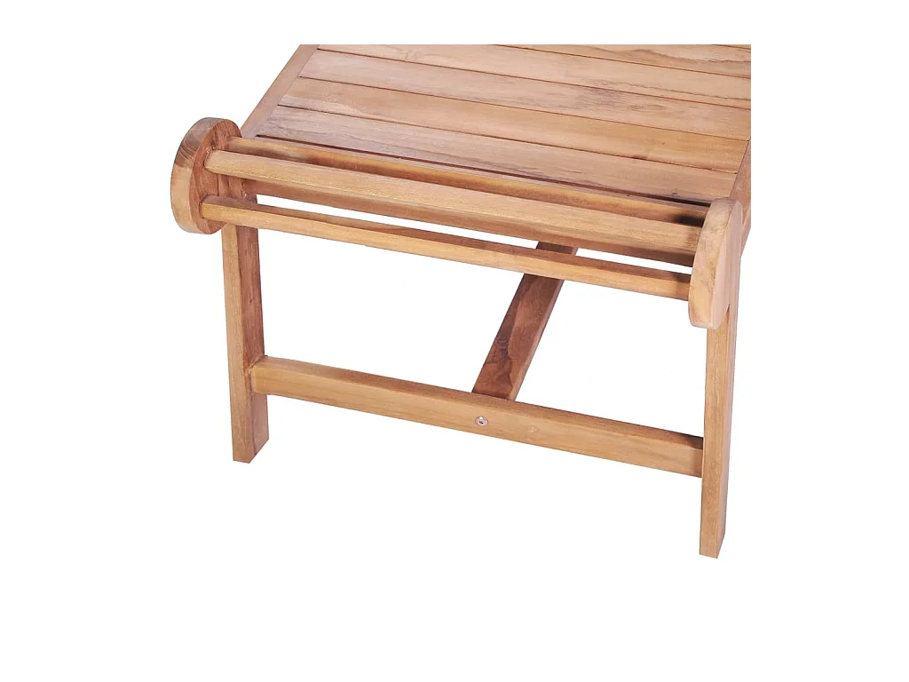 Tavolino da caffè 100x50x45 cm Teak massello