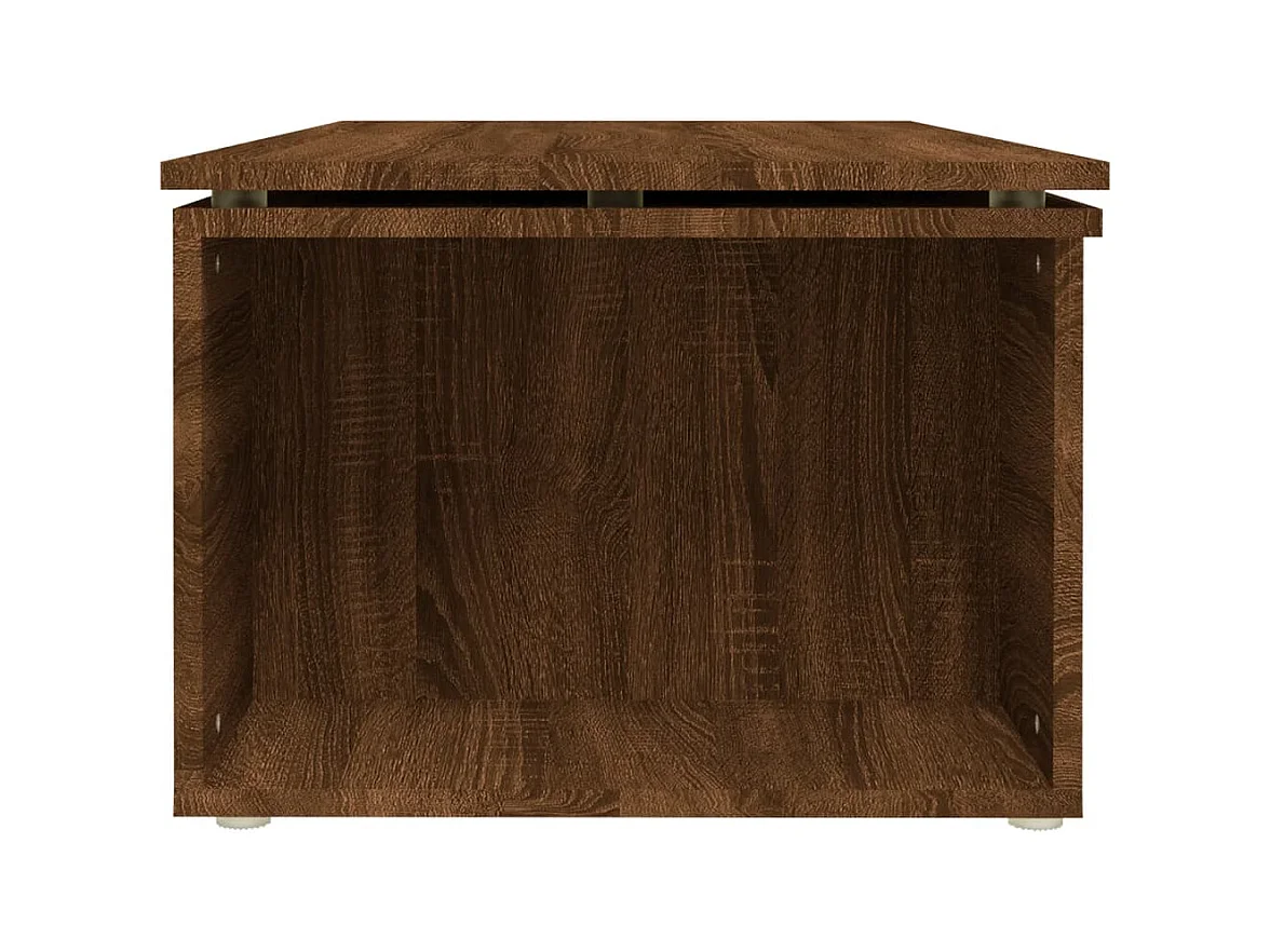 Table basse Chêne marron 150x50x35 cm Bois d'ingénierie