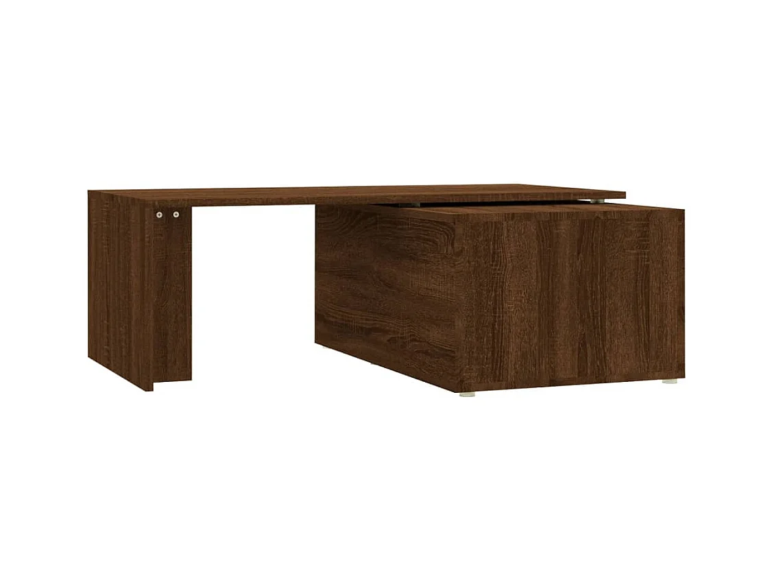 Table basse Chêne marron 150x50x35 cm Bois d'ingénierie