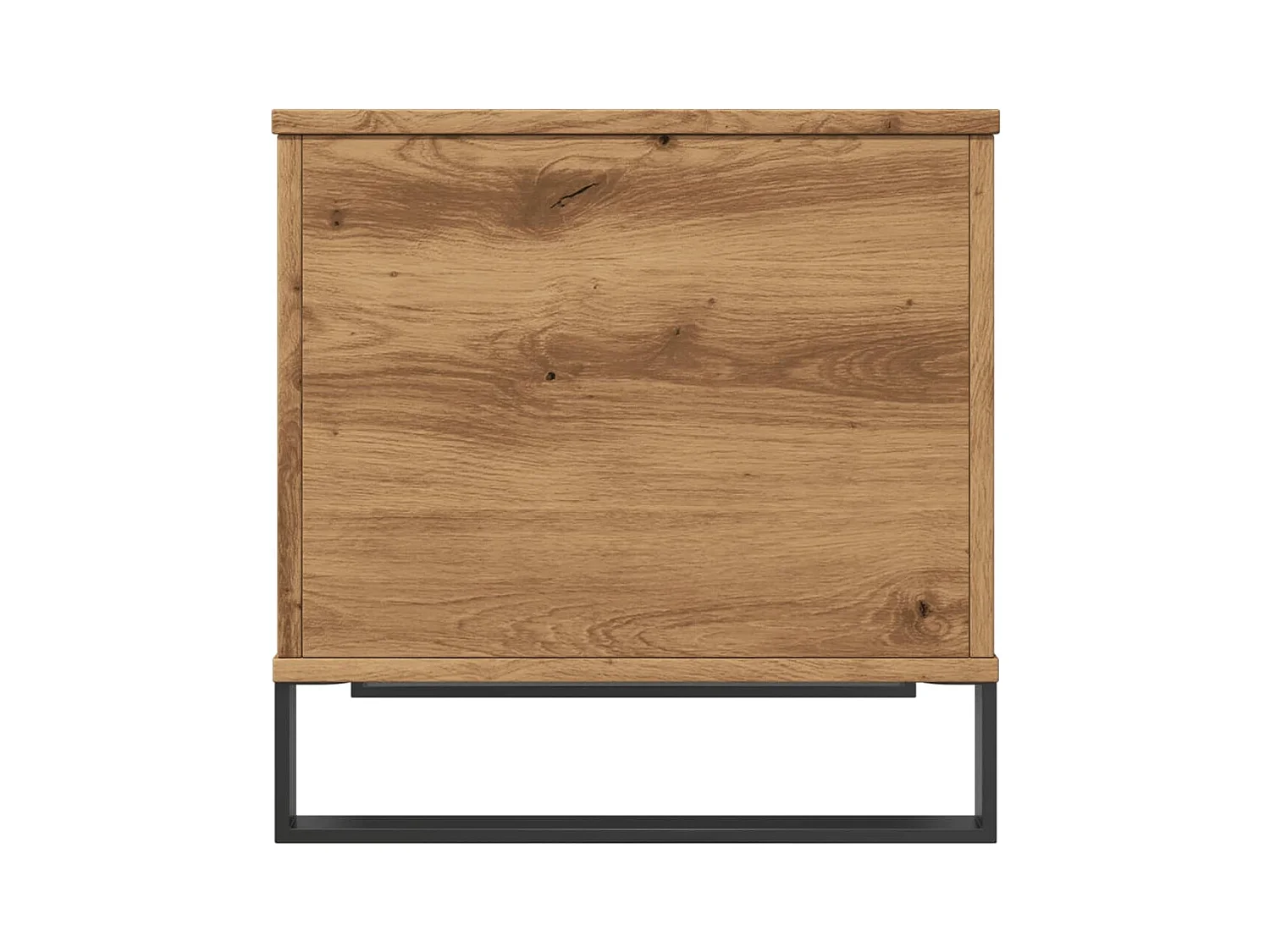 Handgefertigter Couchtisch aus Eiche 60x44,5x45 cm Holzwerkstoff