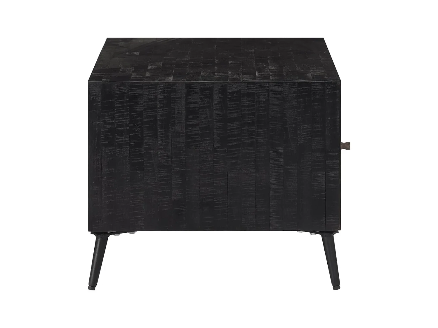 Tavolino da caffè 90x50x41 cm in teak massello di recupero