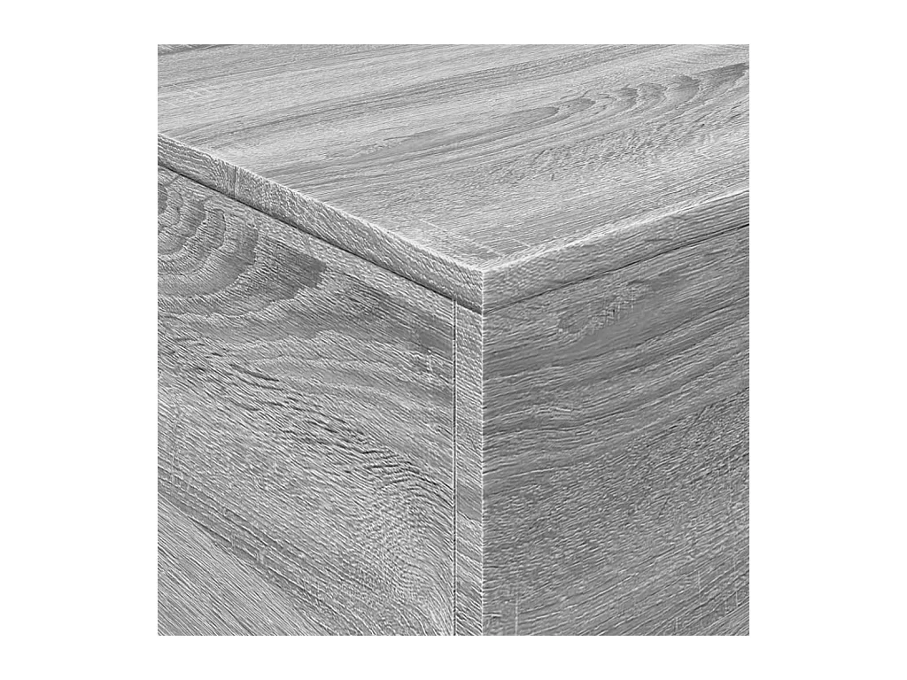 Salontafel met LED-verlichting, Sonoma grijs, 90x50x40 cm