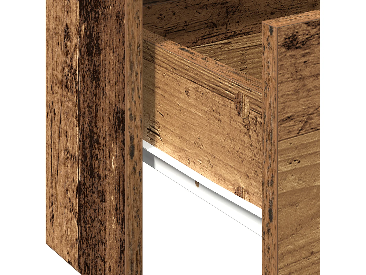 Table basse en bois ancien 102x55x43,5 cm en bois reconstitué