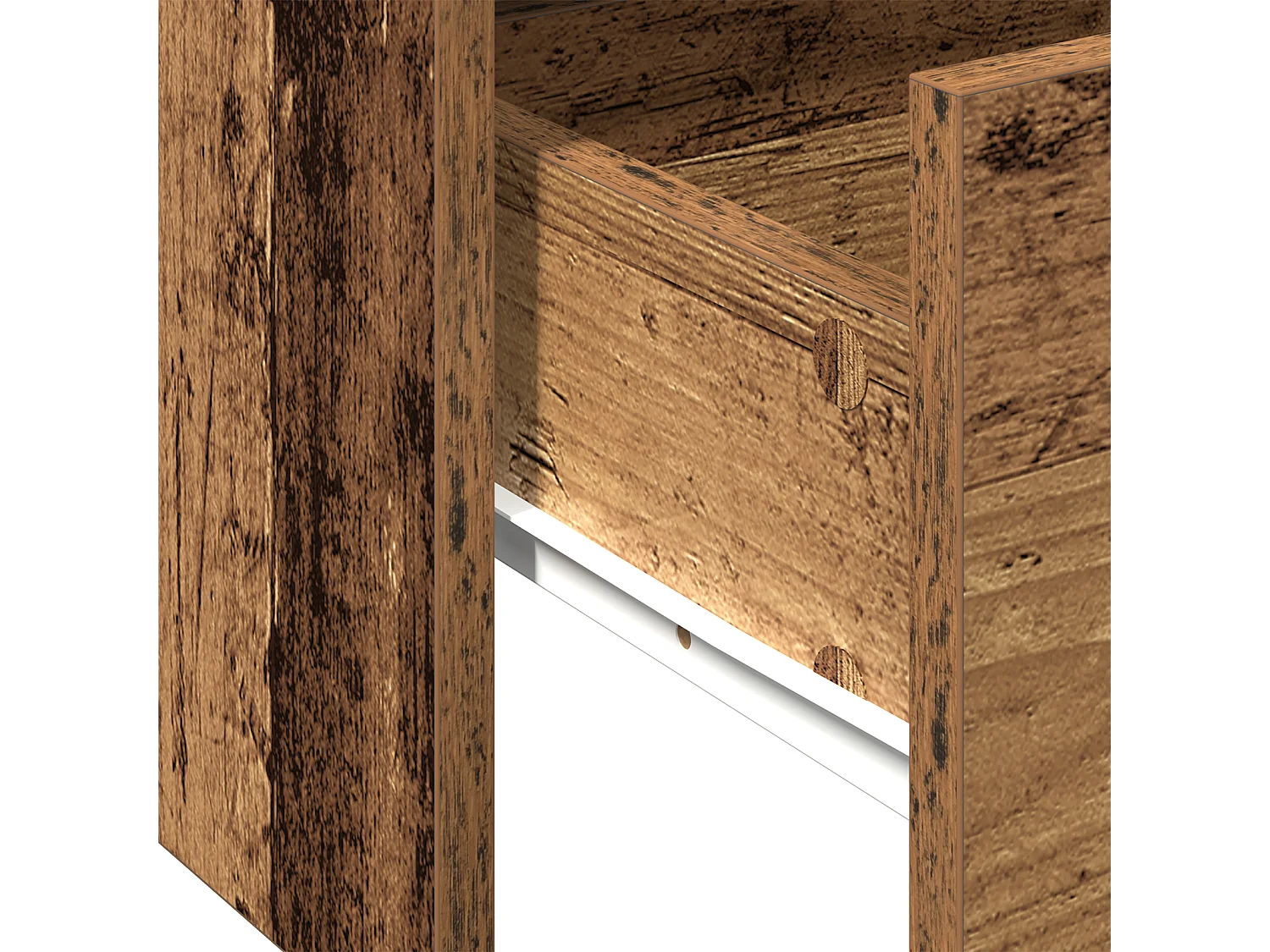 Table basse en bois ancien 102x55x43,5 cm en bois reconstitué