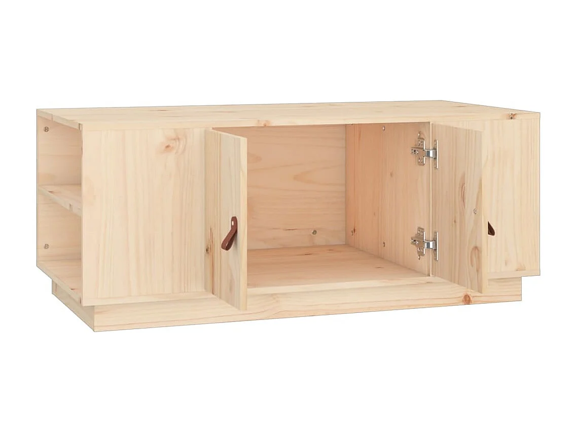 Table basse 100x50x41 cm Bois massif de pin