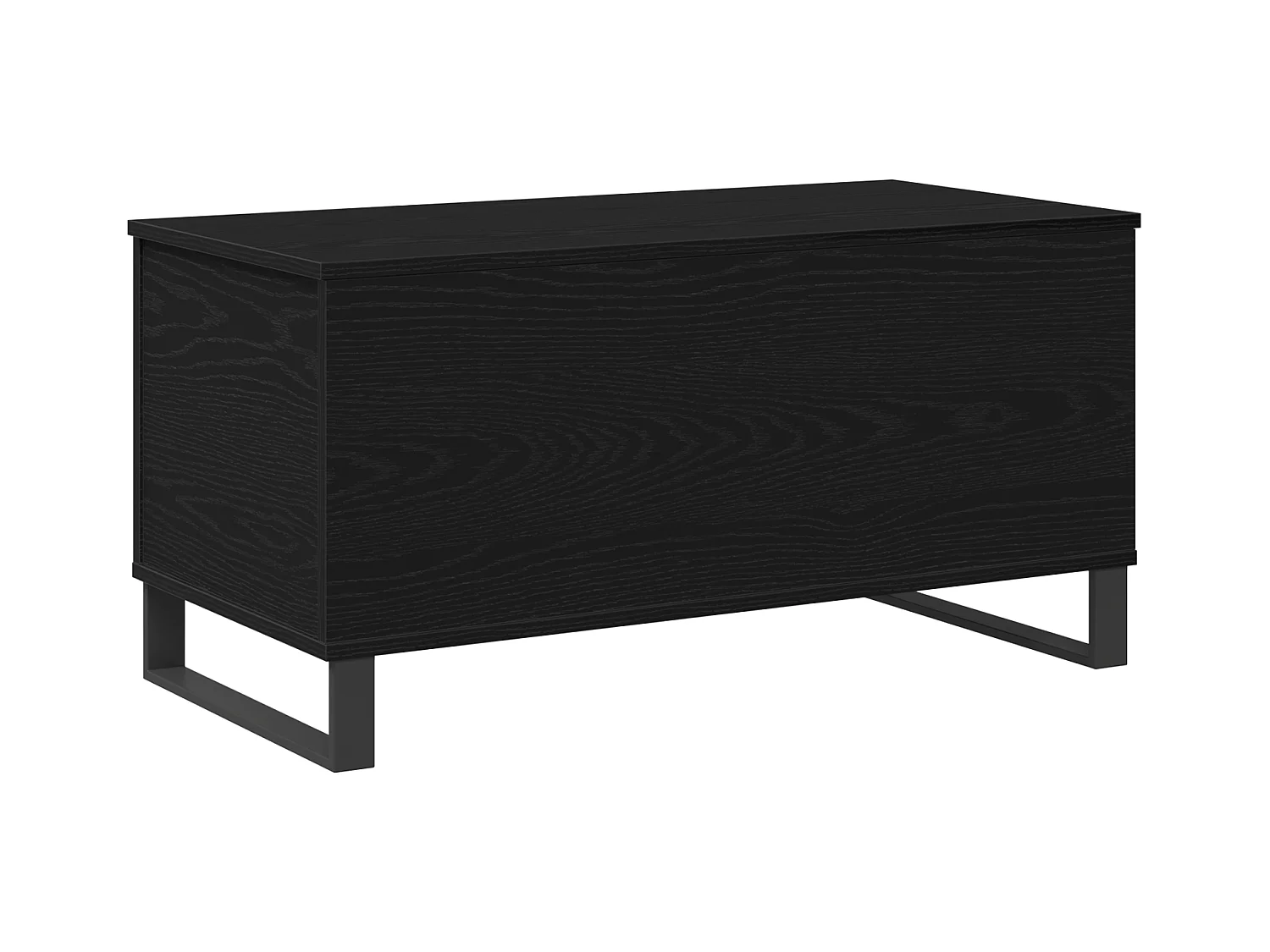 Table Basse Chêne Noir 90x44,5x45 cm Bois d'ingénierie