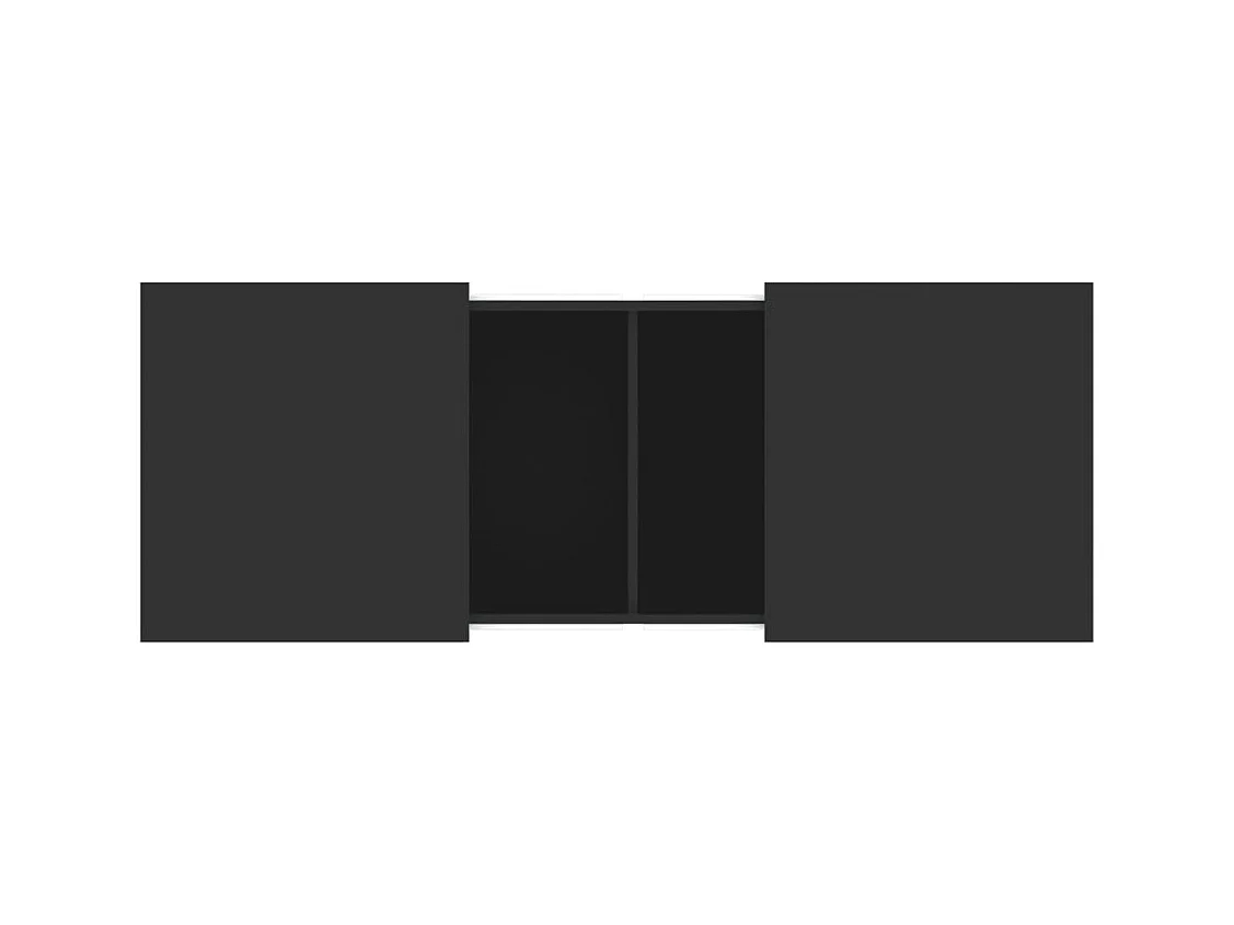 Table basse noir 100x55x40 cm bois d'ingénierie