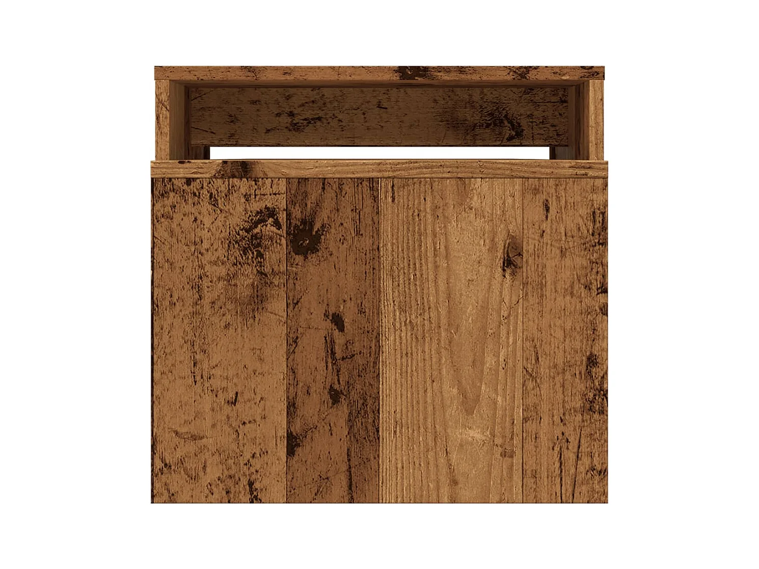 Table basse vieux bois 100x48x40 cm bois d'ingénierie