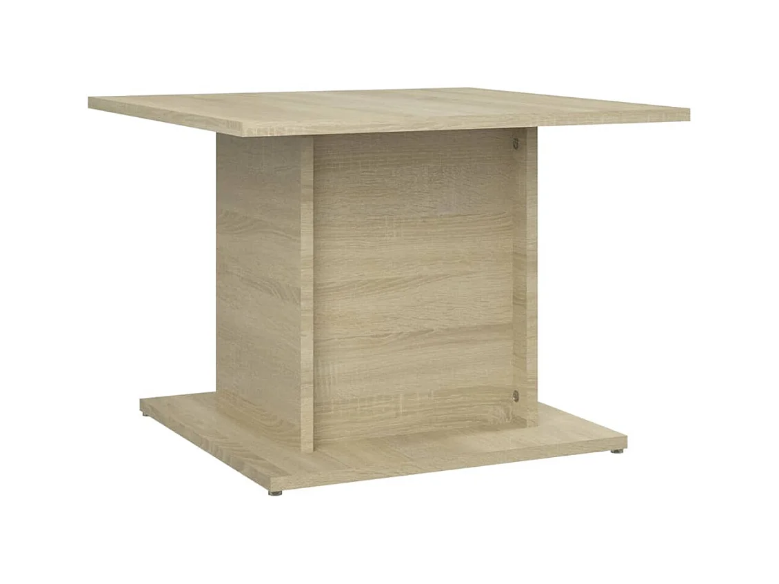 Table basse chêne sonoma 55,5x55,5x40 cm bois d'ingénierie