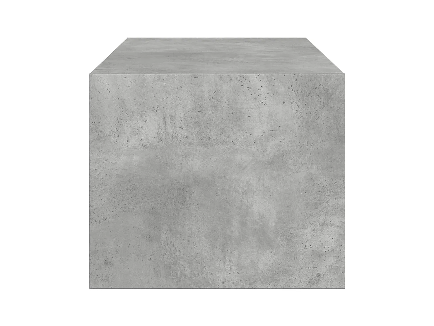 Salontafel met betongrijze glazen deuren 102x50x42 cm