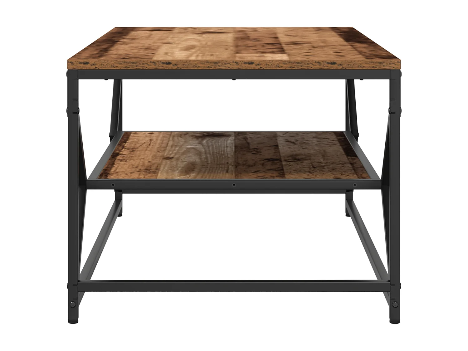 Tavolino da caffè vintage in legno con ripiano 90x50x40 cm realizzato in legno ingegnerizzato