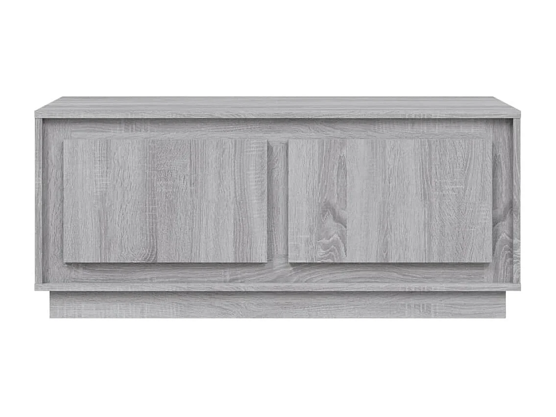 Table basse sonoma gris 102x50x44 cm bois d'ingénierie