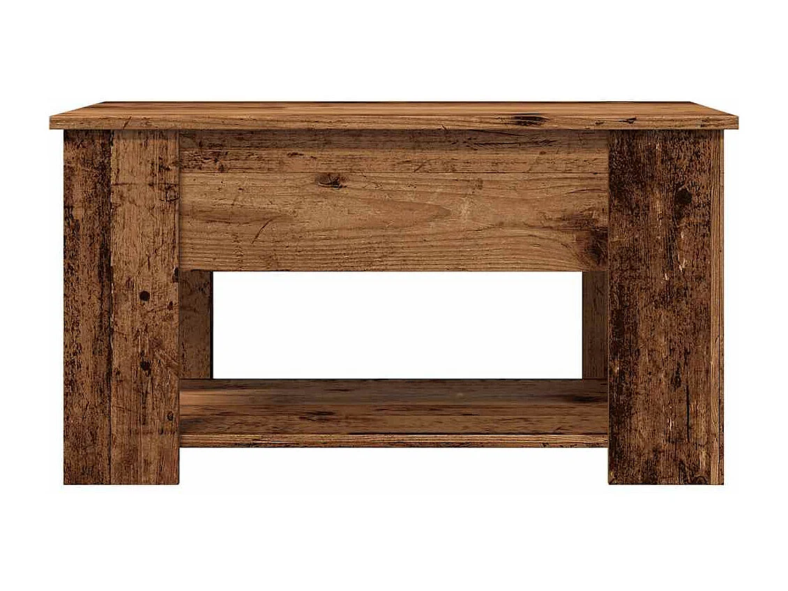 Tavolino da caffè in legno vecchio 79x49x41 cm in legno ingegnerizzato