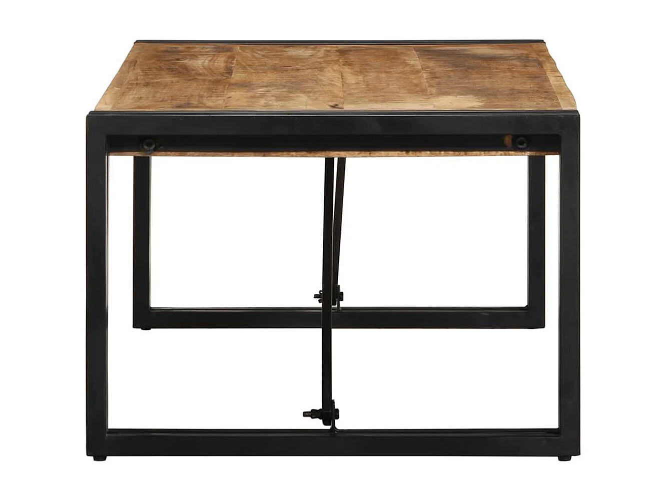 Table basse 100x50x35 cm bois de manguier massif brut