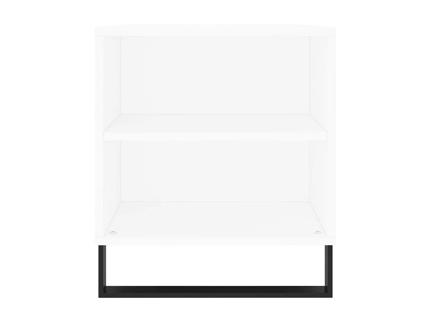 Table basse blanc 102x44,5x50 cm bois d'ingénierie