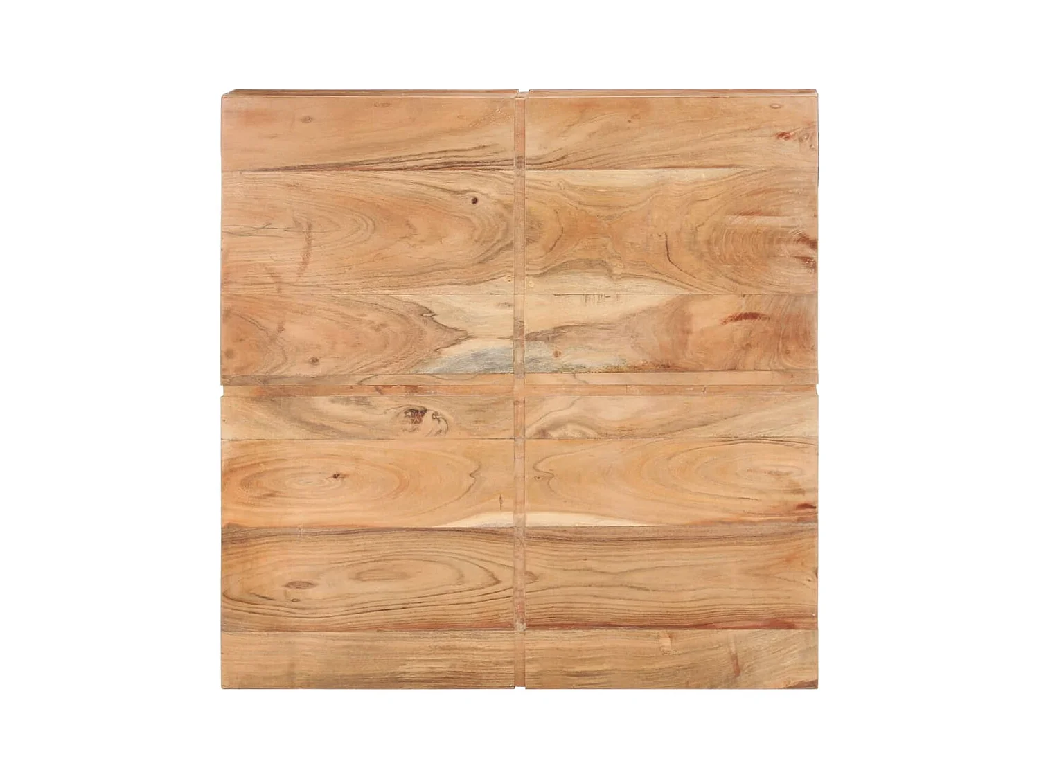 Table basse 80x80x28 cm Bois d'acacia massif