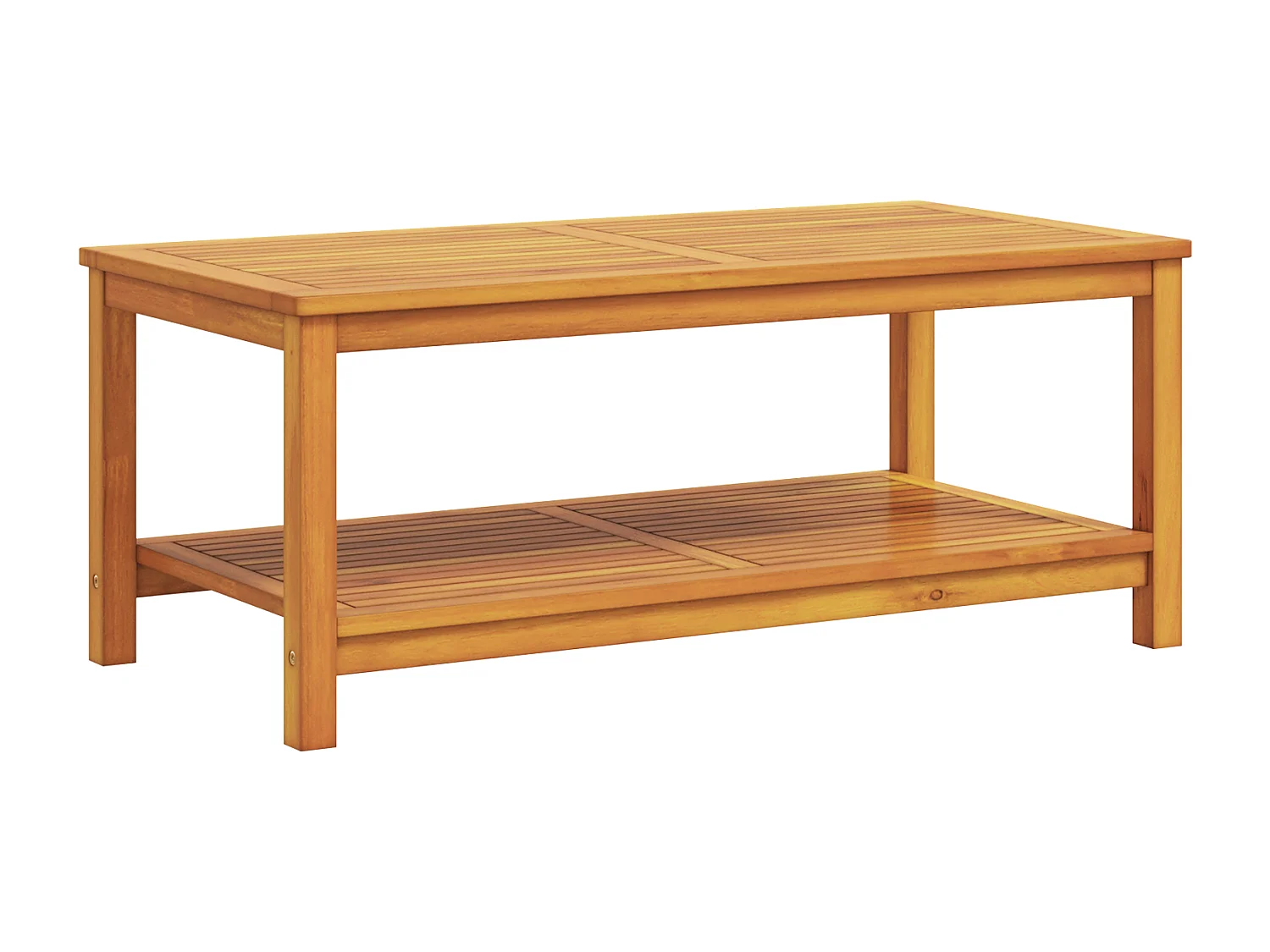 Table basse 110x55x45 cm en bois d'acacia massif