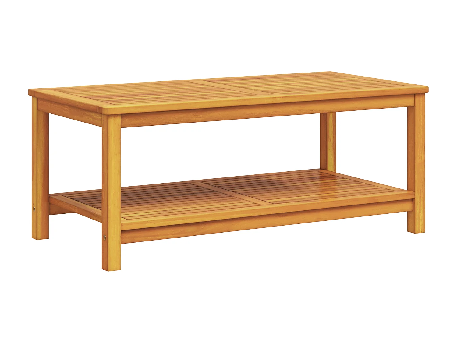 Table basse 110x55x45 cm en bois d'acacia massif