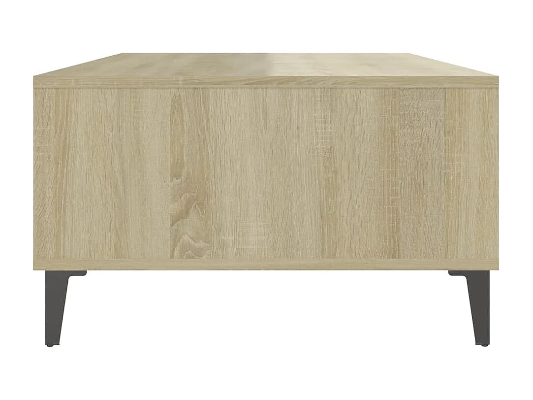Table basse chêne sonoma 103,5x60x35 cm bois d'ingénierie